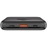 goobay Powerbank Compatto 10.000 mAh Nero
