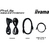 iiyama ProLite XB2497HSNH-B1, Monitor LED Nero (opaco)
