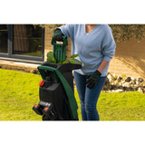 Bosch Akku-Häcksler UniversalShredder SOLO, 36 Volt 2x18V-25, Chopper verde/Nero
