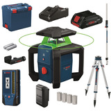 Bosch Rotationslaser GRL18V-3-31G con Akku ProCORE18V 4.0Ah in L-BOXX, Laser rotante verde