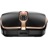 CHERRY DW 9100 SLIM tastiera Mouse incluso Universale RF senza fili + Bluetooth QWERTY Inglese US Nero, Set desktop Nero/Bronzo, Wireless, RF senza fili + Bluetooth, QWERTY, Nero, Mouse incluso