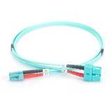 Digitus Cavo patch LWL, duplex, connettore LC > SC, multimodo OM3 turchese
