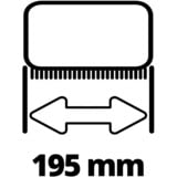EINHELL 3424122 accessorio per utensili manuali da giardino Spazzola Nero, Marrone Acciaio, Pennello Spazzola, Nero, Marrone, Acciaio, 1400 Giri/min, 11,5 cm, 1 kg