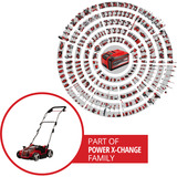 EINHELL Arieggiatore-Scarificatore a batteria GE-SC 36/35 Li-Solo, 36 Volt (2x18V) rosso/Nero