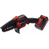 EINHELL Power X-Change Motosega a batteria GE-PS 18/15 Li Kit con borsa, 18 Volt, Potatore Nero/Rosso