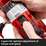 EINHELL TE-CD 18 Li-i Senza chiave 1,5 kg Nero, Rosso, Cordless rosso/Nero, Trapano con impugnatura a pistola, Senza chiave, 1,3 cm, 1 cm, 500 Giri/min, 1800 Giri/min