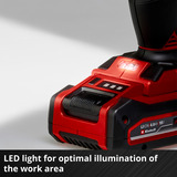 EINHELL TE-CD 18 Li-i Senza chiave 1,5 kg Nero, Rosso, Cordless rosso/Nero, Trapano con impugnatura a pistola, Senza chiave, 1,3 cm, 1 cm, 500 Giri/min, 1800 Giri/min