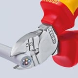 KNIPEX KP-1426160 Pinze spellacavi, Pinze di taglio rosso/Giallo, Isolante di protezione, 216 g, Rosso, Giallo