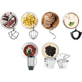 Kenwood KVC85.124SI robot da cucina 1200 W 5 L Argento Bilance incorporate argento, 5 L, Argento, Pulsanti, Manopola, Miscelatura, 2 kg, 2,18 kg