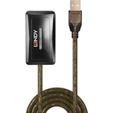 Lindy 42635 hub di interfaccia USB 2.0 480 Mbit/s Grigio, Hub USB USB 2.0, USB 2.0, 480 Mbit/s, Grigio, 28/24, 10 m