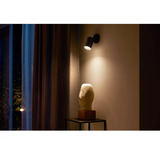 Philips Hue White & Color Ambiance Fugato Spot Singolo, Luce LED Nero, Philips Hue White and Color ambiance Faretto singolo Fugato, Bluetooth/Zigbee, Nero, LED, Metallo, Multi, 2000 K