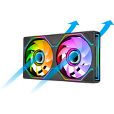 Thermaltake SWAFAN UNIFY 240, Ventola Nero