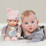 ZAPF Creation BABY born for babies Sweetie Mauve 30cm, Bambola grigio, Bambola bambina, Genere neutro, Bambino/Bambina, 300 mm, Multicolore