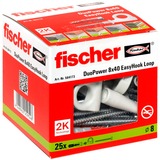 fischer EasyHook Anello DuoPower 8x40, Tassello bianco