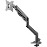 goobay Supporto singolo per monitor con molla a gas, Base per monitor Nero