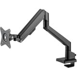 goobay Supporto singolo per monitor con molla a gas, Base per monitor Nero