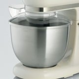 Ariete 1588 Impastatrice Planetaria - Pane, pizza e dolci - 7 Velocità - 3 Fruste - 5,5 Litri - Acciaio Inox - 2400 Watt - Linea Vintage - Beige, Robot da cucina beige/crema, pizza e dolci - 7 Velocità - 3 Fruste - 5,5 Litri - Acciaio Inox - 2400 Watt - Linea Vintage - Beige, Sbattitore con base, Beige, Impasto, Miscelatura, 5,5 L, Beige, Manopola
