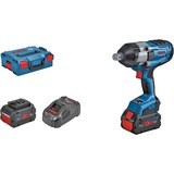 Bosch GDS 18V-1050 H Professional 1750 Giri/min Nero, Blu, Avvitatore blu/Nero, Cacciavite a percussione, Impugnatura a pistola, 3/4", Nero, Blu, Gancio per appendere, 1750 Giri/min