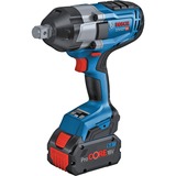 Bosch GDS 18V-1050 H Professional 1750 Giri/min Nero, Blu, Avvitatore blu/Nero, Cacciavite a percussione, Impugnatura a pistola, 3/4", Nero, Blu, Gancio per appendere, 1750 Giri/min