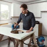 Bosch GST 18V-125 S PROFESSIONAL seghetto elettrico 3500 spm (fogli per minuto) 1,9 kg, Puzzle blu/Nero, Impugnatura a T, Nero, Blu, Rosso, 90°, Senza spazzola, 3500 spm (fogli per minuto), 12,5 cm