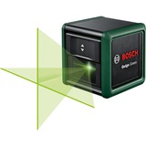Bosch Laser a linee incrociate Quigo Green, con morsetto, Attraversare la linea laser verde/Nero