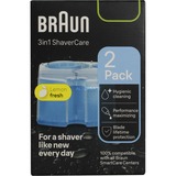 Braun CCR2 Cartuccia di pulizia Cartuccia di pulizia, Blu, Braun, Braun Clean&Charge, 120 mm, 78 mm