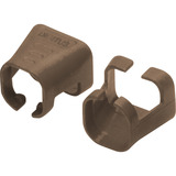 Digitus Clip colorati per cavi patch, Clip per cavo marrone