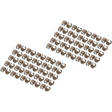 Digitus Clip colorati per cavi patch, Clip per cavo marrone