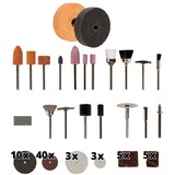 EINHELL Levigatrice doppia TC-XG 75 Kit, Smerigliatrici da banco rosso/Nero