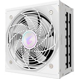 GIGABYTE AORUS ELITE P1000W ICE Alimentatore - PCIe 5.0, 80 PLUS Platinum, Design completamente modulare, Ventola da 120 mm, Compatibile con ATX 3.0, Spina EU, Alimentatore PC bianco, 80 PLUS Platinum, Design completamente modulare, Ventola da 120 mm, Compatibile con ATX 3.0, Spina EU, 1000 W, 100 - 240 V, 50/60 Hz, 15 - 6.5 A, Attivo, 125 W