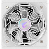 GIGABYTE AORUS ELITE P1000W ICE Alimentatore - PCIe 5.0, 80 PLUS Platinum, Design completamente modulare, Ventola da 120 mm, Compatibile con ATX 3.0, Spina EU, Alimentatore PC bianco, 80 PLUS Platinum, Design completamente modulare, Ventola da 120 mm, Compatibile con ATX 3.0, Spina EU, 1000 W, 100 - 240 V, 50/60 Hz, 15 - 6.5 A, Attivo, 125 W