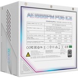 GIGABYTE AORUS ELITE P1000W ICE Alimentatore - PCIe 5.0, 80 PLUS Platinum, Design completamente modulare, Ventola da 120 mm, Compatibile con ATX 3.0, Spina EU, Alimentatore PC bianco, 80 PLUS Platinum, Design completamente modulare, Ventola da 120 mm, Compatibile con ATX 3.0, Spina EU, 1000 W, 100 - 240 V, 50/60 Hz, 15 - 6.5 A, Attivo, 125 W