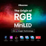 Hisense 75UR8DS RGB MiniLED, Televisore LED Nero/grigio scuro