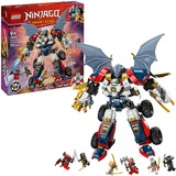 LEGO NINJAGO 71834 Mech Ultra Combinatore di Zane - Robot Giocattolo 4 in 1 Separabile in 4 Modellini, Giochi per Bambini 9+, Giochi di costruzione Giochi per Bambini 9+, Set da costruzione, 9 anno/i, Plastica, 1187 pz, 1,54 kg