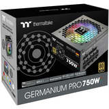 Thermaltake Germanium Pro RGB 750W, Alimentatore PC Nero
