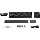 be quiet! Dark Mount Silent Tactile DE ISO tastiera Gaming USB QWERTZ Tedesco Nero, Tastiera da gioco Nero, Cablato, USB, Interruttore a chiave meccanica, QWERTZ, LED RGB, Nero