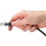 goobay Cavo Ethernet USB-C 3.2 Gen2 connettore > connettore RJ-45, Scheda di rete Nero/Argento