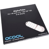 Alphacool 17534 parte e accessorio del sistema di raffreddamento del computer Tubo, Tubo flessibile bianco, Tubo, Cloruro di polivinile (PVC), Bianco, 80 °C, 1,3 cm, 3 m