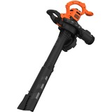 BLACK+DECKER BEBLV290 spazza foglie 2900 W 390 km/h, Soffiafoglie / Soffiante Nero/Orange, Soffiatore portatile, 390 km/h, 55 L, 16:1, Nero, Arancione, 102,5 dB