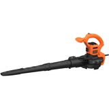 BLACK+DECKER BEBLV290 spazza foglie 2900 W 390 km/h, Soffiafoglie / Soffiante Nero/Orange, Soffiatore portatile, 390 km/h, 55 L, 16:1, Nero, Arancione, 102,5 dB