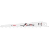 Bosch 2 608 656 258 lama per sega a gattuccio, sega a traforo e sega universale Lama per sega universale Bimetallo 5 pz Lama per sega universale, Truciolare, Epossidico, Profilato, Legno con chiodi, Bimetallo, Acciaio inox, 4,3 mm, 10 cm