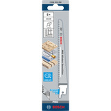 Bosch 2 608 656 258 lama per sega a gattuccio, sega a traforo e sega universale Lama per sega universale Bimetallo 5 pz Lama per sega universale, Truciolare, Epossidico, Profilato, Legno con chiodi, Bimetallo, Acciaio inox, 4,3 mm, 10 cm