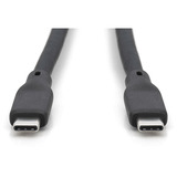 Digitus Cavo di collegamento in silicone USB 3.2 Gen 1 USB-C > USB-C Nero