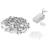 Digitus Connettore modulare per cavo rotondo, CAT 6A, schermato, Spina argento