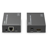 Digitus Set di estensori HDMI IP, Estensione HDMI Nero