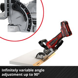 EINHELL Fresatrice per spine piatta a batteria Power X-Change TE-BJ 18 Li - Solo, 18 Volt, Strumento rosso/Nero