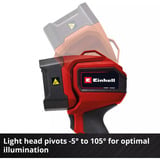 EINHELL Lampada a batteria Power X-Change TC-CL 18/350 Li - Solo, 18 Volt, Luce LED 
