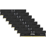 Kingston FURY FURY 256GB 5600MT/s DDR5 ECC Reg CL28 DIMM (Kit da 8) Renegade Pro EXPO, Memoria Nero, 256 GB, 8 x 32 GB, DDR5, 288-pin DIMM, Nero