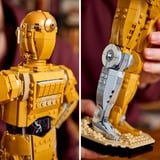 LEGO Star Wars 75398 C-3PO, Modellino di Droide da Costruire per Adulti da Collezione, Idea Regalo per Uomo, Donna, Lui o Lei, Giochi di costruzione Modellino di Droide da Costruire per Adulti da Collezione, Idea Regalo per Uomo, Donna, Lui o Lei, Set da costruzione, 18 anno/i, Plastica, 1138 pz, 1,47 kg