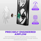 NZXT F120 RGB, Ventola Nero